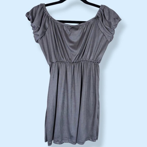 Costa Blanca Metallic Babydoll Top - Picture 6 of 7